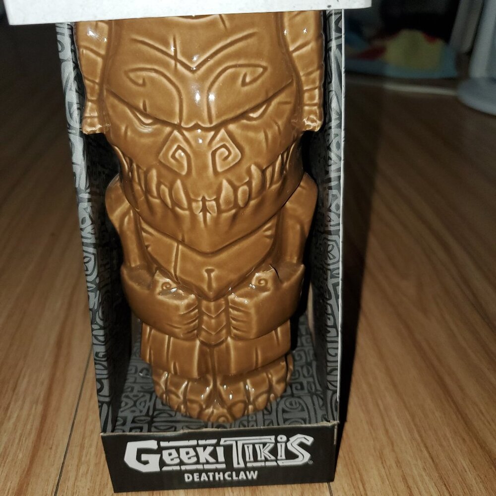 Fallout Deathclaw and Dogmeat Geeki Tiki mugs